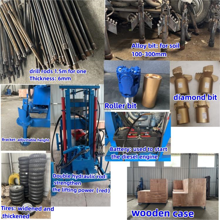 YES-150H diesel hydraulic water well drilling rig(图2)